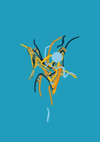 38. Валерий Шевченко «Random Variable III». 2022. генеративный алгоритм, печать жикле. Архивная бумага Hahnemuhle Museum Etching. 78×65 см. Эстимейт: 16 000 ₽