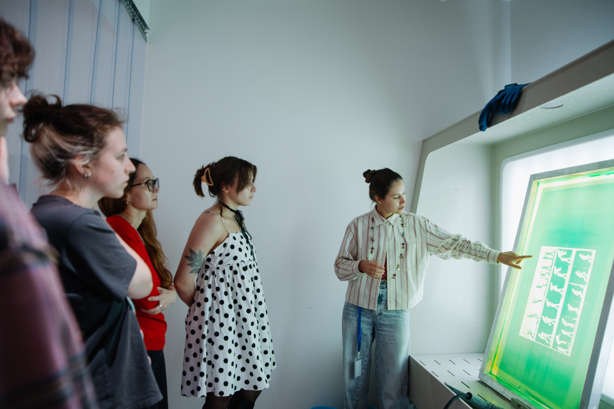 Мастер-класс по шелкографии